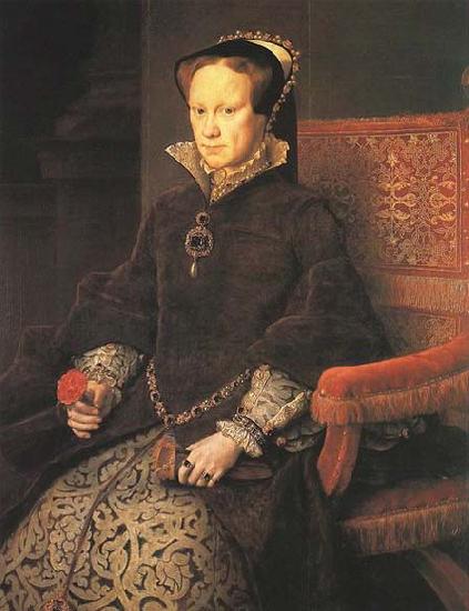 MOR VAN DASHORST, Anthonis Queen Mary Tudor of England oil painting picture